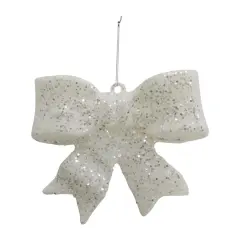 9.25" Jumbo Bow Ornament by Ashland&reg; White