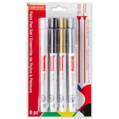 Craft Smart&reg; Paint Pen Set, Black Tie