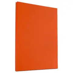 JAM Paper Brite Hue 8.5" x 11" 24lb. Recycled Colored Paper, 100 Sheets Orange