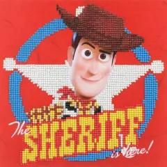 Camelot Dotz&reg; Beginner Woody Sheriff Is Here Diamond Painting Kit