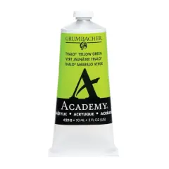 Grumbacher&reg; Academy&reg; Acrylic Paint, 3oz. C210 Thalo Yellow Green