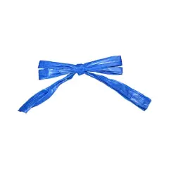 JAM Paper 0.25" 2 Strand Raffia Twist Tie Bows, 100ct. Royal