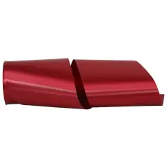 JAM Paper 6" x 50yd. Single Face Satin Allure Ribbon Sherry