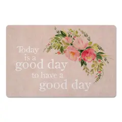 Good Day Flowers Floor Mat