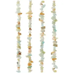 Matte Amazonite Chip Beads by Bead Landing&reg;