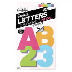 ArtSkills&reg; 2.5" Neon 335 Piece Paper Poster Letter Set