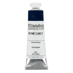 Williamsburg&reg; Artist Oil Colors, 37mL Payne's Grey