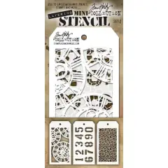Stampers Anonymous Tim Holtz&reg; Mini Layered Stencil Set #2
