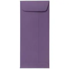 JAM Paper Colored #10 Policy Business Premium Envelopes, 50ct. Dark Purple