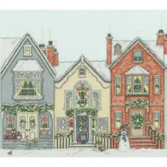 Bothy Threads Snowy Street Counted Cross Stitch Kit