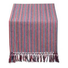 DII&reg; 72" Red, White & Blue Stripe Table Runner