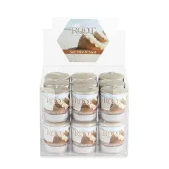 Root Candles Scented 20 Hour Beeswax Blend Votive Candles, 18ct. Salt Mist and Sand