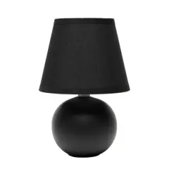 Creekwood Home Nauru 8.5" Ceramic Orb Base Table Lamp