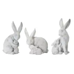 Rabbit With Bunny Set, 4.5", 5.5" & 6"