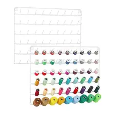 NEX&trade; White 54-Spool Metal Thread Rack, 2ct.