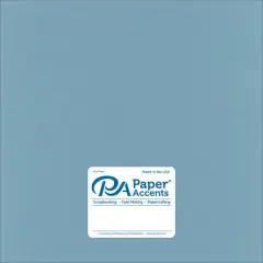 PA Paper&trade; Accents 12" x 12" 65lb. Smooth Cardstock, 25 Sheets Evening Surf
