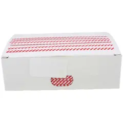 JAM Paper Home D&eacute;cor Trimmings 6" Paper Twist Ties, 2,000ct. Red/White