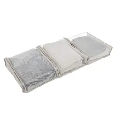 Household Essentials Under Bed Storage Bag Set Silver