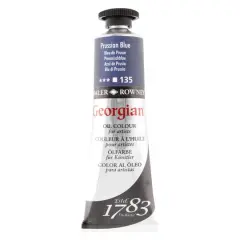 Daler-Rowney&reg; Georgian Oil Colour, 38mL 135 Prussian Blue