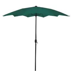 8.5ft. Outdoor Patio Lotus Umbrella Green