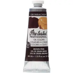 Grumbacher&reg; Pre-Tested Professional&reg; Oil Color Paint, 37mL Brown Pink