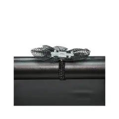 JAM Paper Black Jazz Swirl Ballet Wristlet, 6ct.