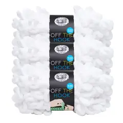 3 Pack Lion Brand&reg; Off The Hook&trade; Solid Yarn Sugarcane