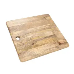 Hello Honey&reg; 21.5" Natural Mango Wood Rectangle Cheese & Cutting Board