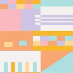 Aelfie Warm Kiki Shapes Peel & Stick Wallpaper