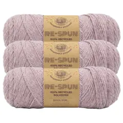 3 Pack Lion Brand&reg; Re-Spun Recycled Yarn Blush