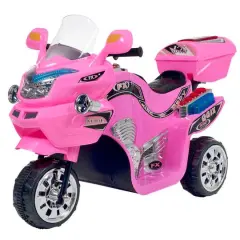 Toy Time Pink Battery Powered Ride-On Motorcycle
