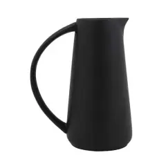 Hello Honey&reg; 48oz. Modern Stoneware Pitcher Black