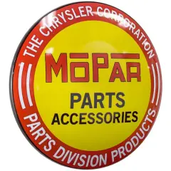 American Art D&eacute;cor&trade; 15.5" Mopar&trade; Dome Metal Sign