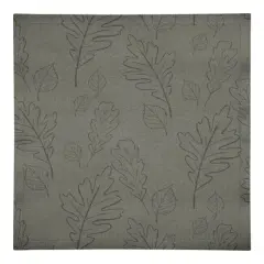 Green Large Leaf Pattern Cotton Twill Napkin