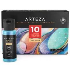 Arteza&reg; Dreamer Tones Iridescent Acrylic Paint Set