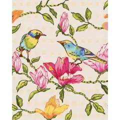 Birds on Flowers Paint-by-Number Kit by Artist's Loft&reg;