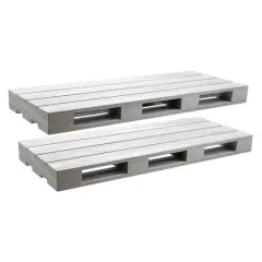 Sorbus Gray Wood Pallet Style Floating Shelf, 2ct.