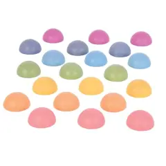 TickiT&reg; Rainbow Wooden Semispheres Set