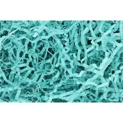 Essentials by Leisure Arts Crinkle Shred Box, 10lb. Light Teal