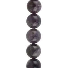 Amethyst Round Beads, 12mm by Bead Landing&trade;