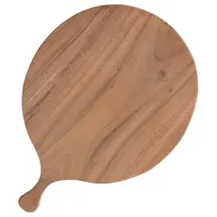 Hello Honey&reg; 13.75" Round Acacia Wood Cheese/Cutting Board with Handle