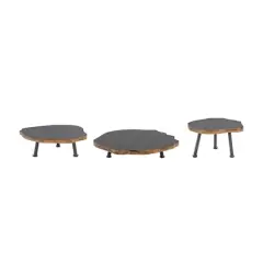 Tree Disc Pedestal Tray Set