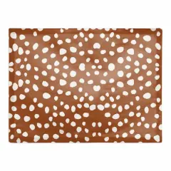 Teracotta Spots 18" x 14" Cotton Twill Placemat