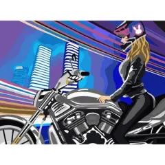 Crafting Spark City Night Painting by Numbers Kit