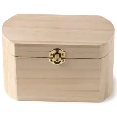 Make Market&reg;Unfinished Wood Box, Oval