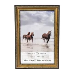 Home Gold Pompeii Wood Wall Frame by Studio D&eacute;cor&reg;