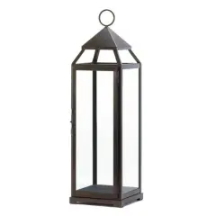25'' Bronze Contemporary Lantern