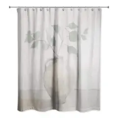 Light Vase Botanical 71" x 74" Shower Curtain