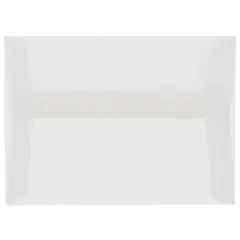 JAM Paper 5.25" x 7.25" Clear Vellum Invitation Envelopes, 25ct.