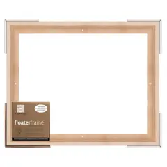 Ampersand&trade; 12" x 16" Maple Bold Edge Floaterframe